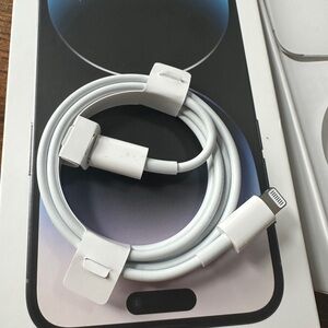 White Charging Cable